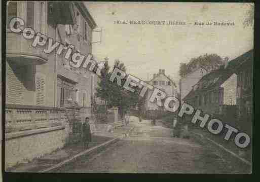 Ville de BEAUCOURT Carte postale ancienne